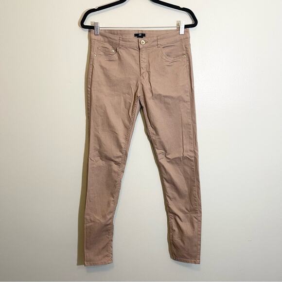 H&M Women's Tan Slim Fit Skinny Pants size 12 - Picture 2 of 11